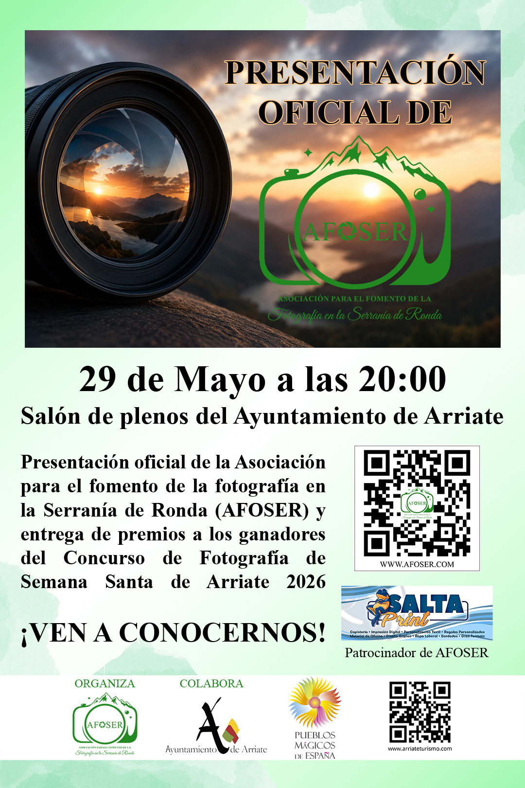Cartel Presentación AFOSER 1080